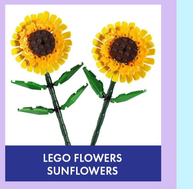 LEGO Flowers Sunflowers