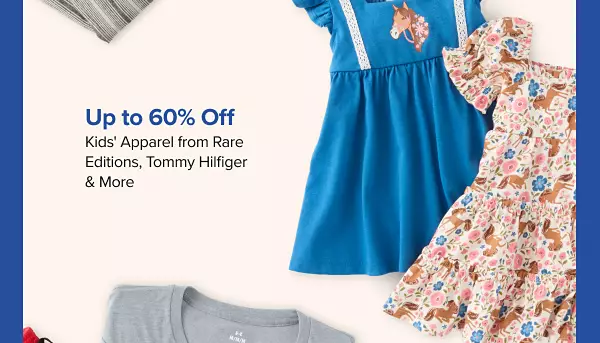 Up to 60% off kids apparel from Rare Editions, Tommy Hilfiger and more. Shop now. Two kids dresses.