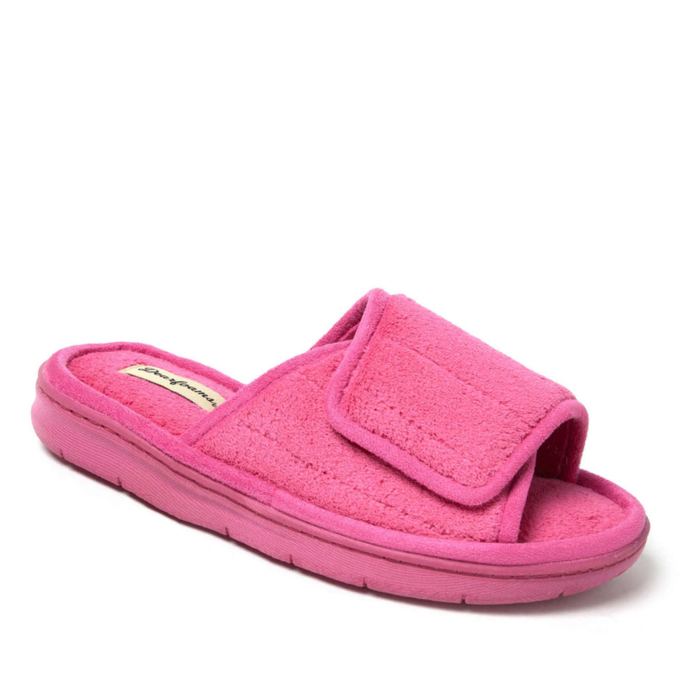 Image of Dearfoams Women's Mickey Terry Slide, Paradise Pink