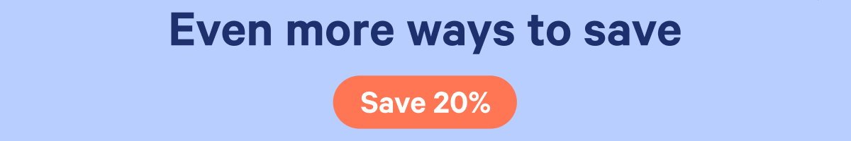 Save 20%