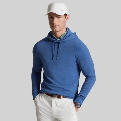 Image of Ralph Lauren RLX Waffle Knit Hoodie