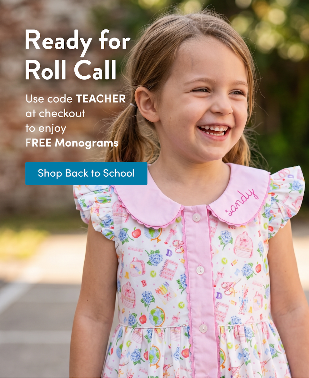 Ready for Roll Call - Use code TEACHER at checkout to enjoy FREE Monograms