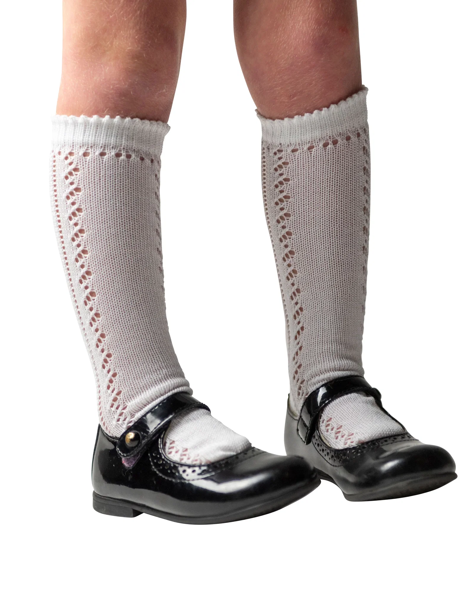 Image of Knee High Crocheted Socks
