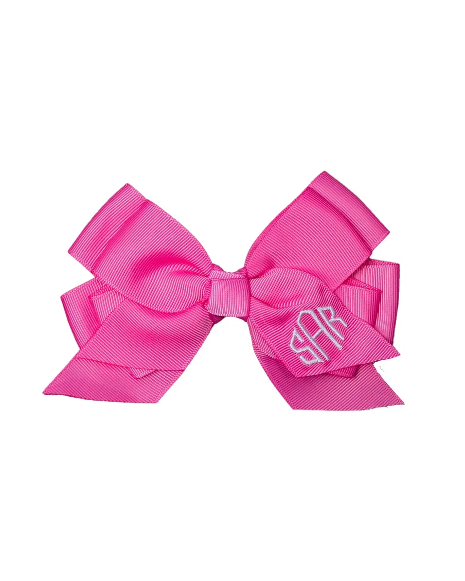 Image of Monogrammed Hair Bow
