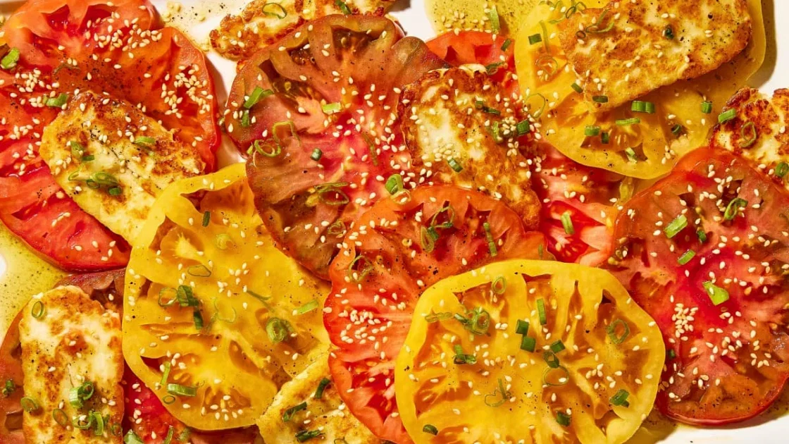 Caramelized Plums with Chile and Herbs