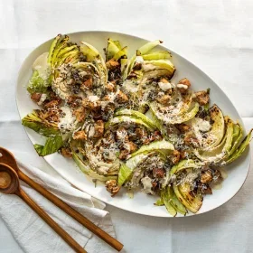 Charred Cabbage Caesar