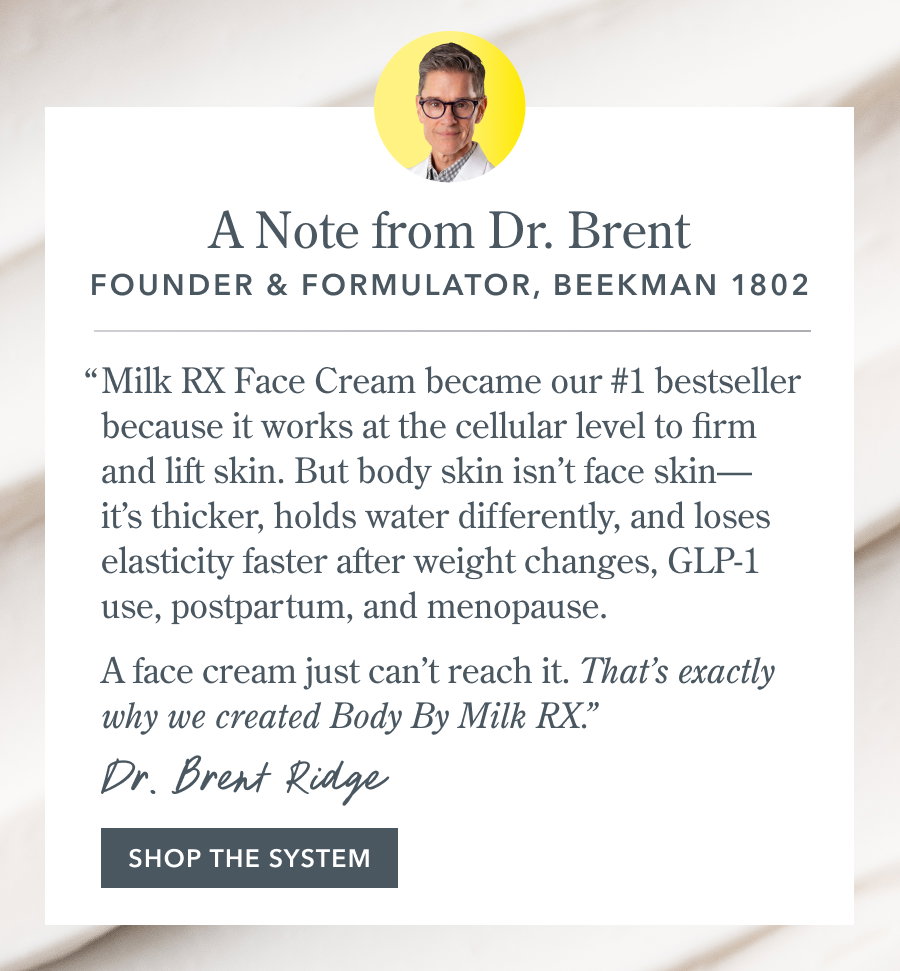 A Note from Dr. Brent