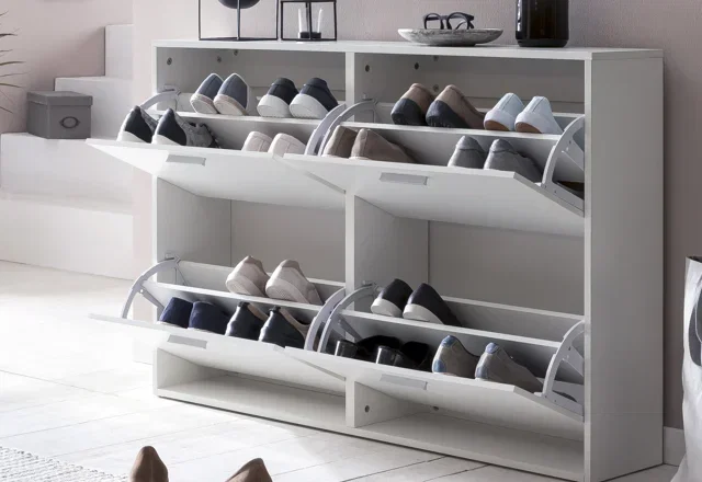 White Shoe Storage