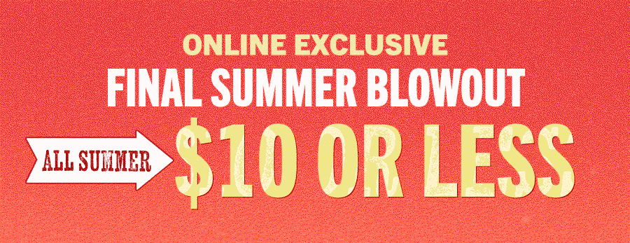 $10 or less 