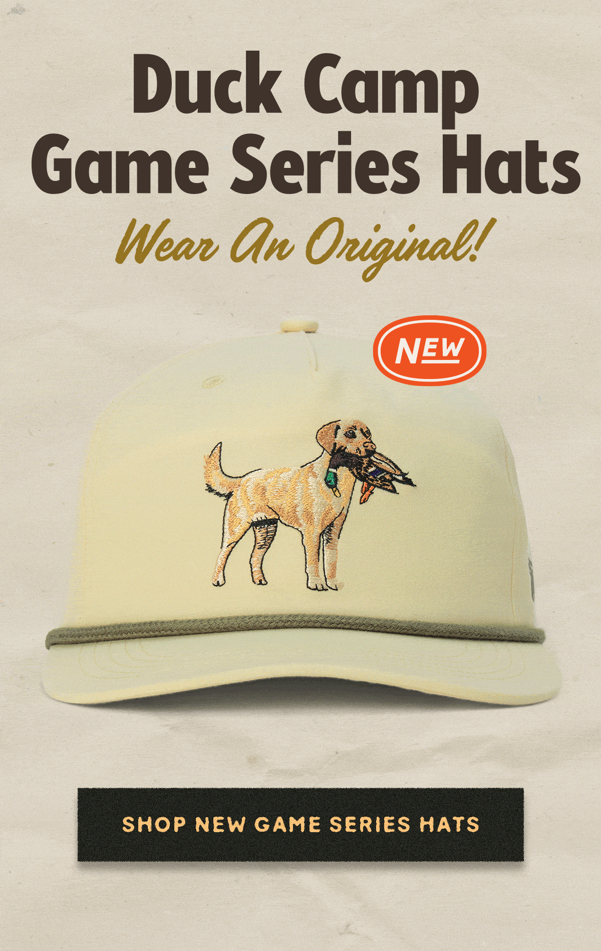 Duck Camp Game Series Hats  |  Wear An Original