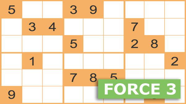 Sudoku gratuits - Force 3 - 30 juillet 2026 Grille n°1500