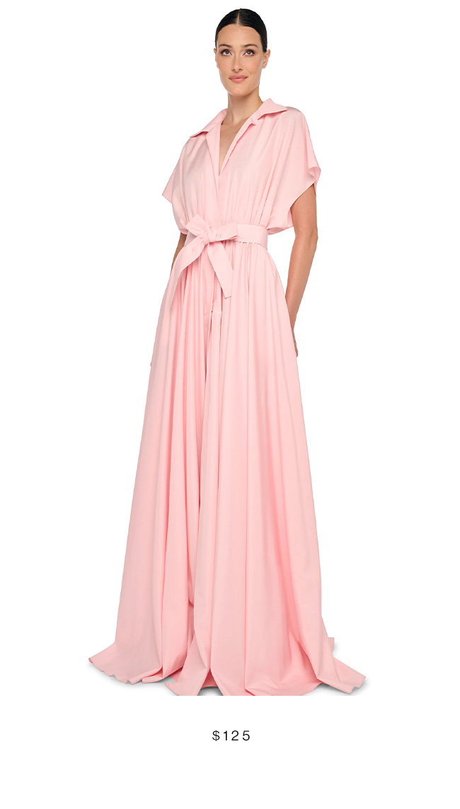 SUPER OS SLEEVELESS BF NK SHIRT FLARED GOWN