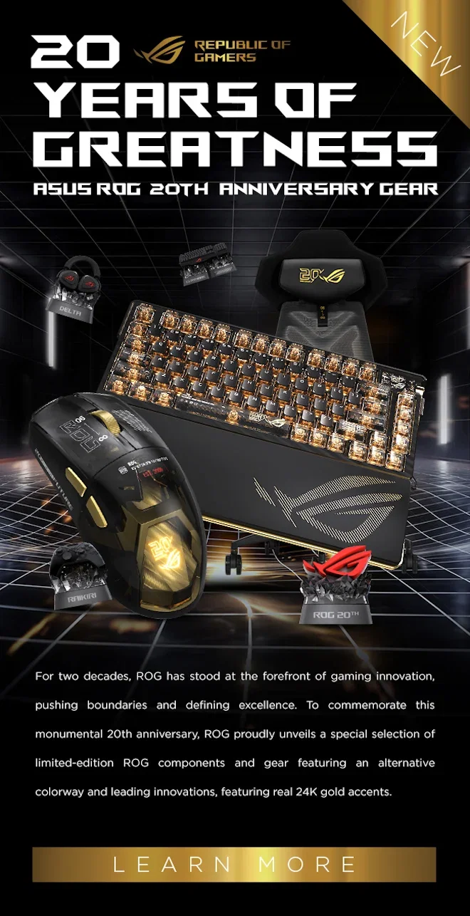 VENDOR ASUS ROG Edition 20 Gear