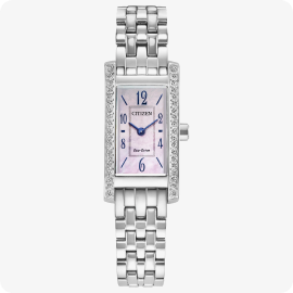 Citizen Ladies Petite Palidoro Mother of Pearl Dial Stainless Steel 28mm Watch EG7110-54Y