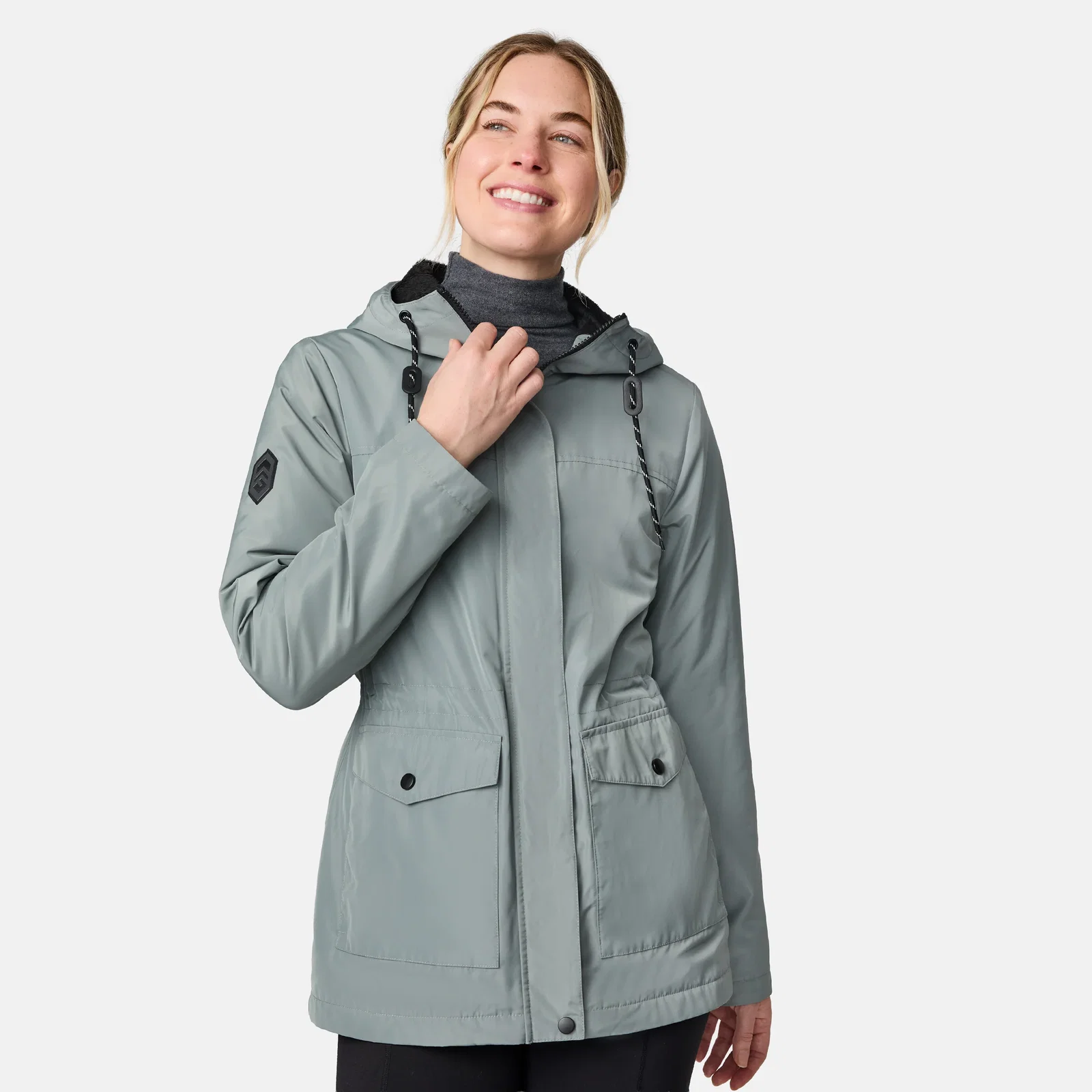Image of Women's Rain Away Lined Anorak Rain Jacket
