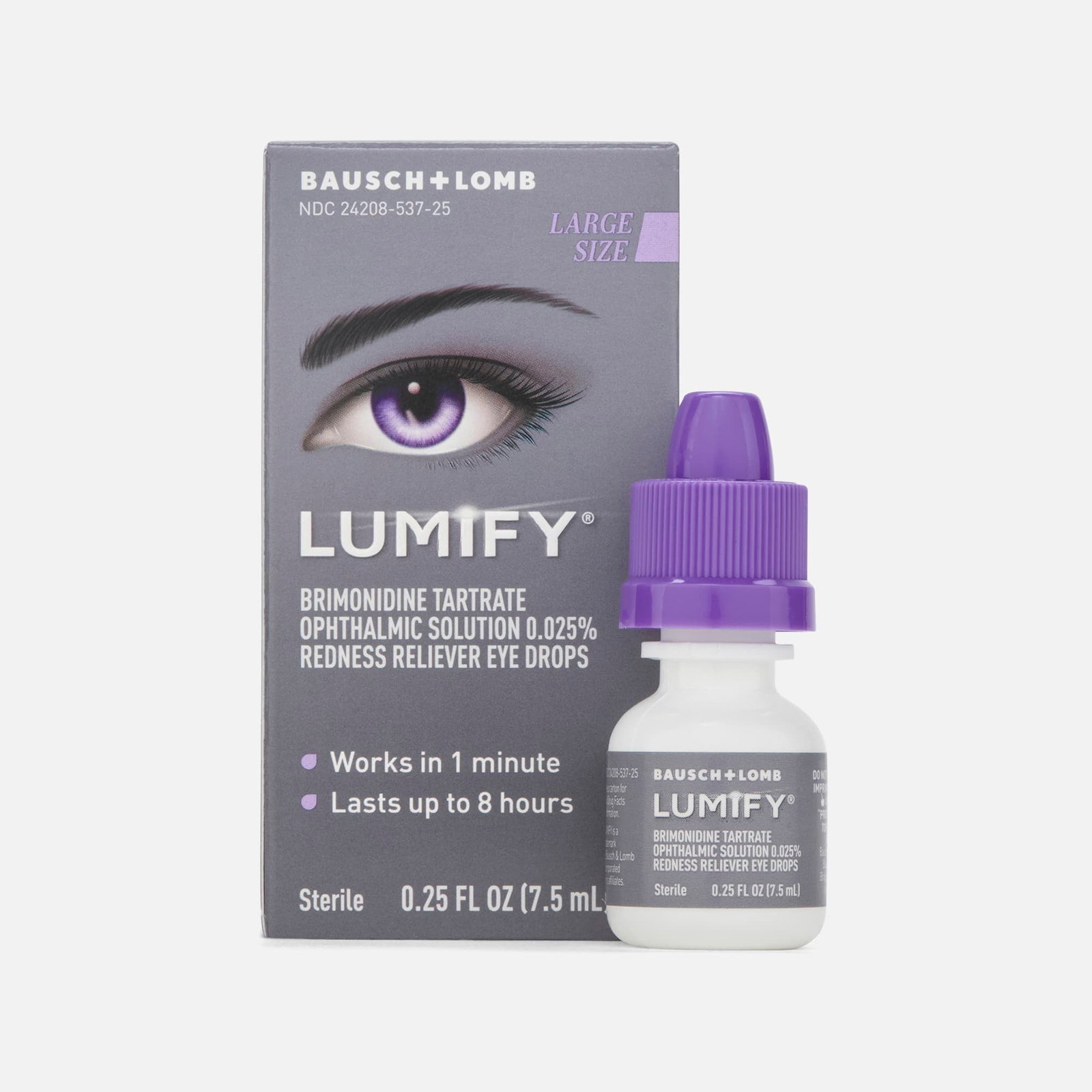 LUMIFY Redness Reliever Eye Drops, 0.25 fl oz (7.5ml)