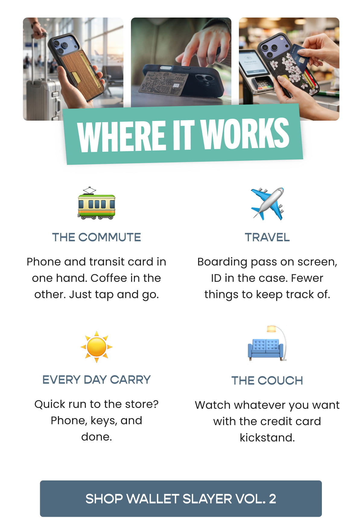 Where It Works [Click here to SHOP WALLET SLAYER VOL 2]