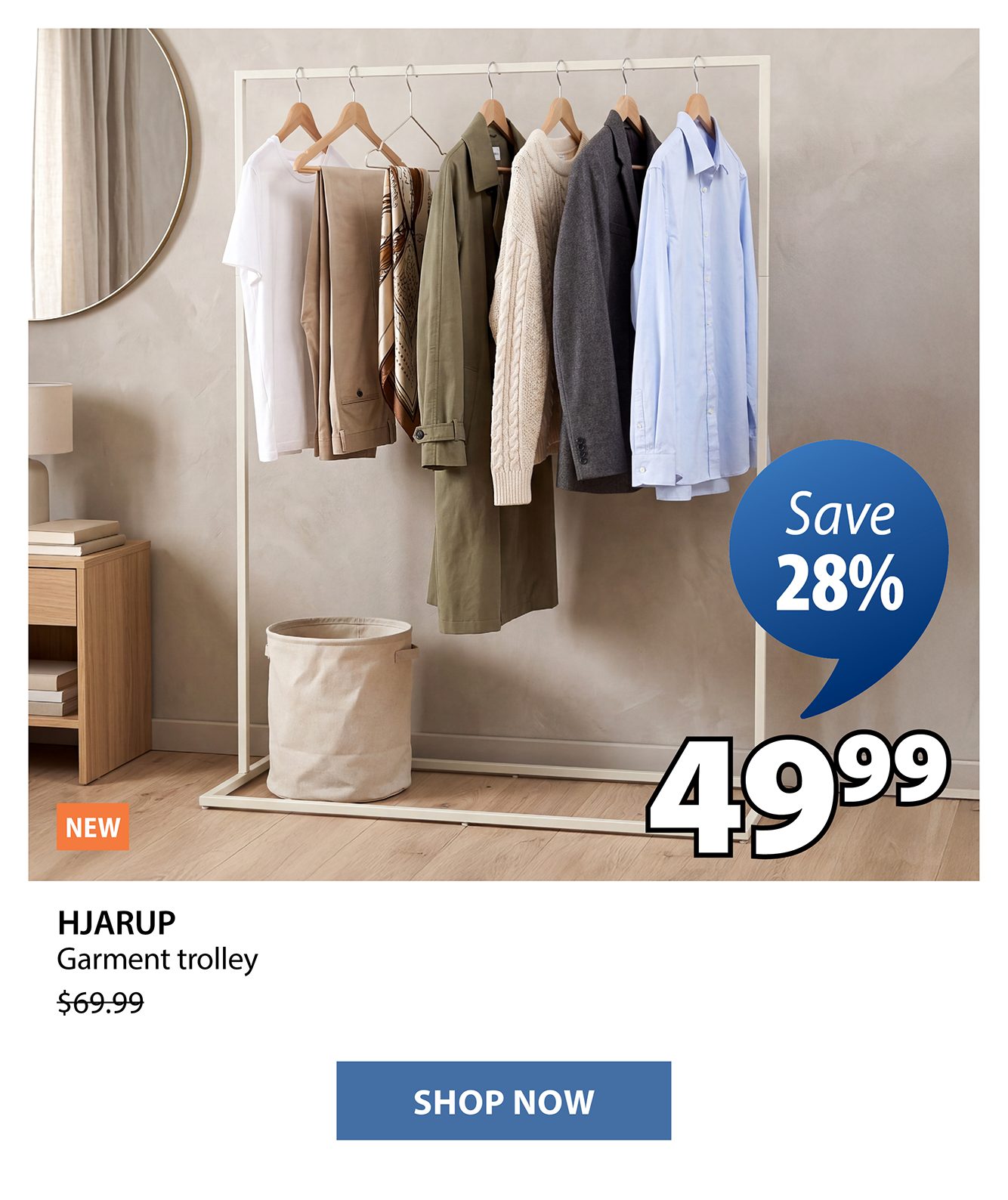 HJARUP Garment trolley | Save 28%