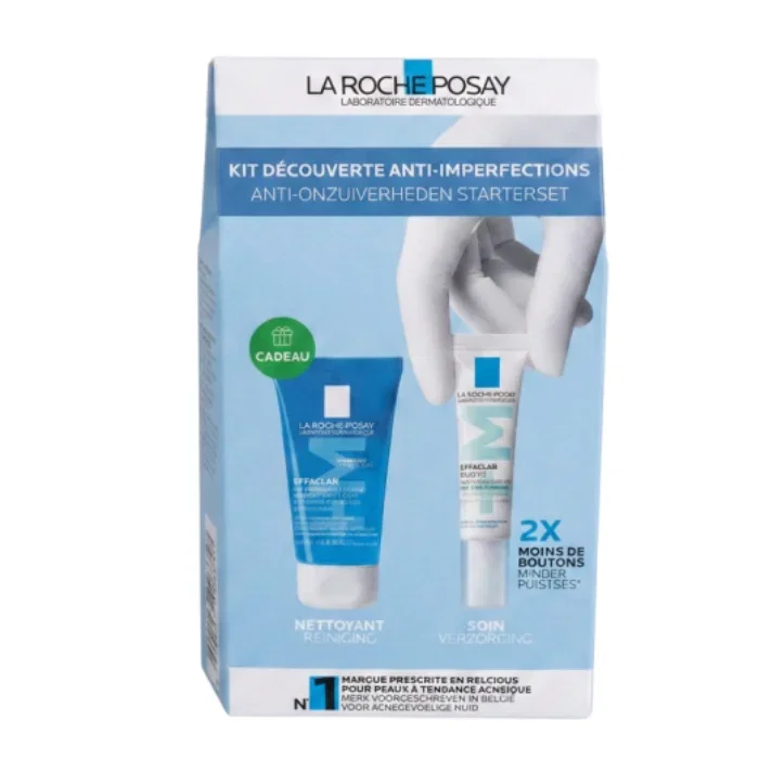 Image of La Roche-Posay Effaclar Duo +M Crème 15ml + GRATIS Effaclar +M Zuiverende Gel 50ml