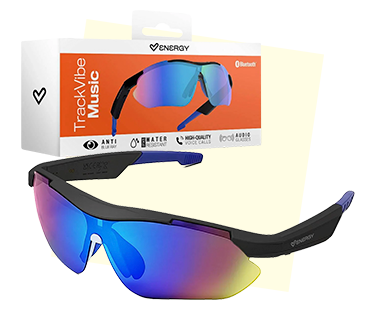 Gafas de sol deportivas con sonido Energy Sistem TrackVibe Music Sunglasses Bluetooth Negro