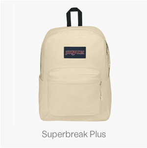 JanSport Superbreak Plus Backpack in Coconut