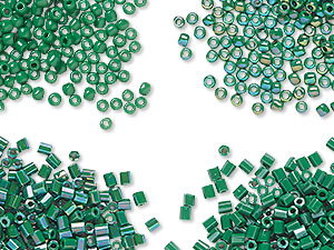New Dyna-Mites™ Pine Green Seed Beads