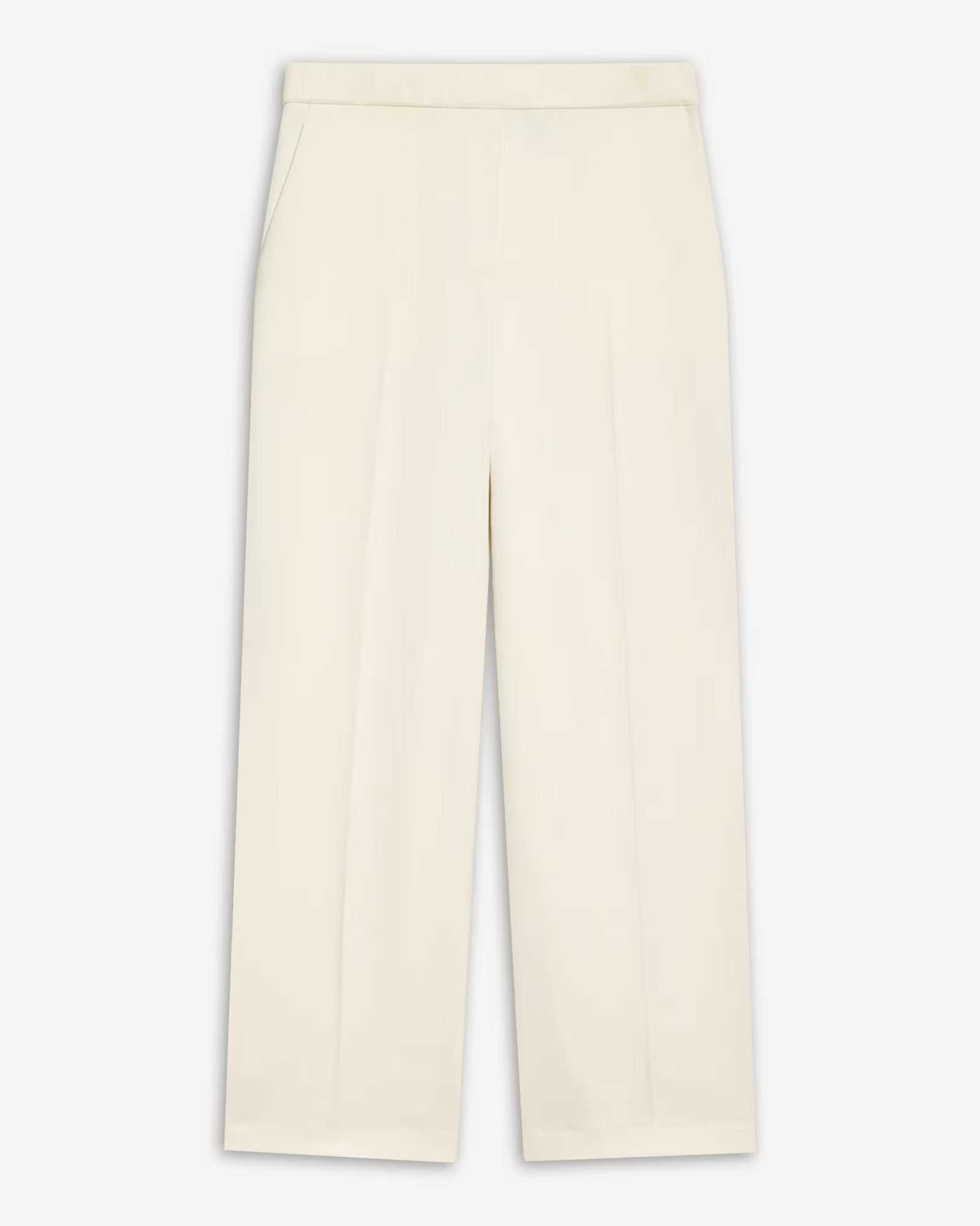 Classic Straight Pull-On Trousers in Admiral Crepe