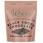 Image of Whipzi Black Cocoa Chocolate Flavor Powdered Sugar