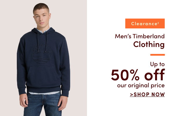 Clearance‡ Men's Timberland Clothing Up to 50% off our original price