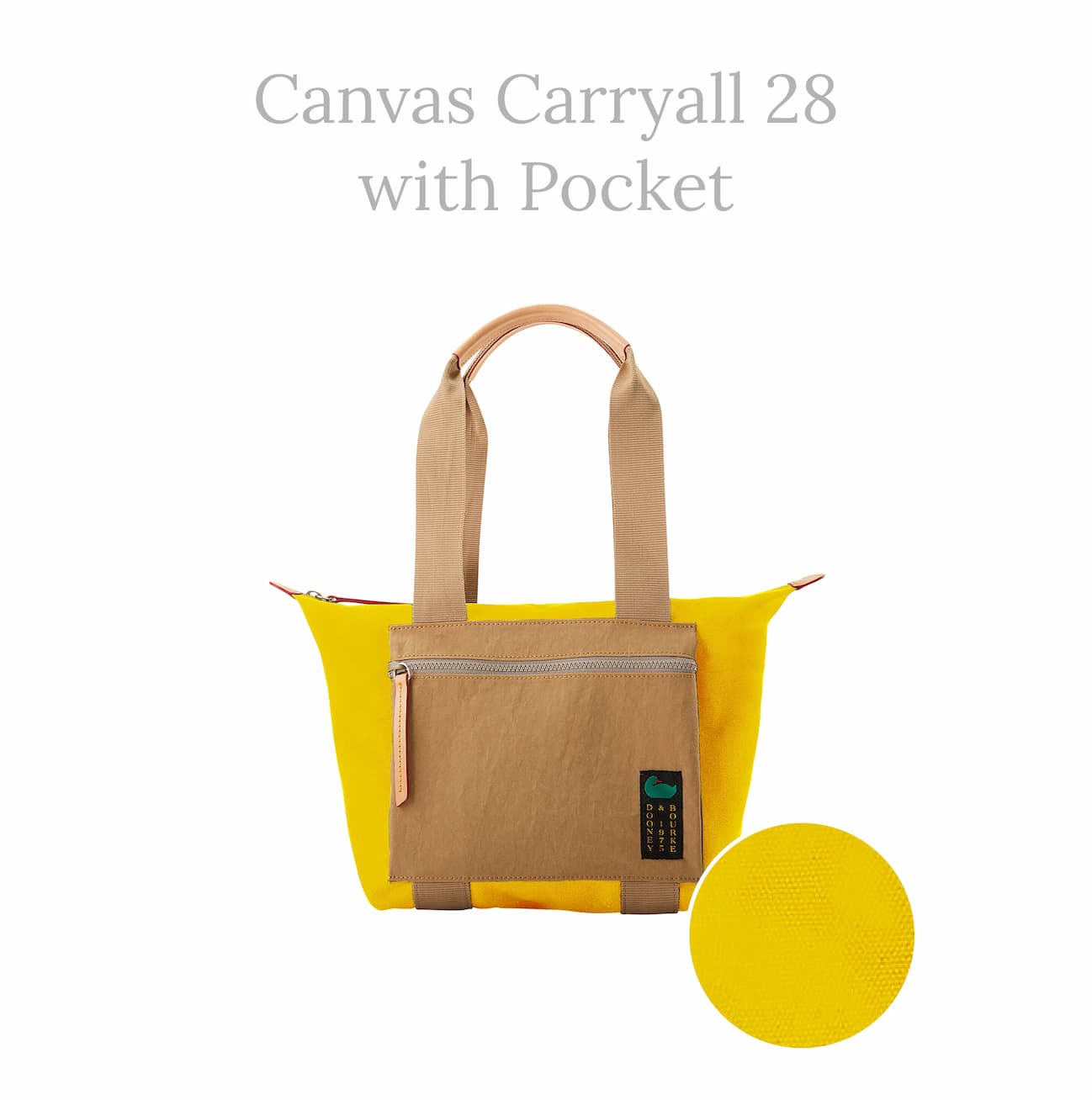 Canvas Carryall 28 with Pocket