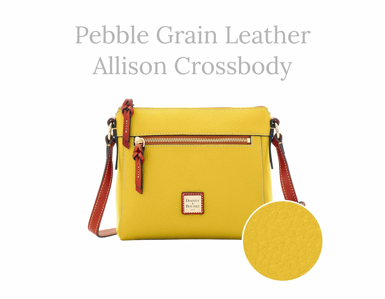 Pebble Grain Allison Crossbody