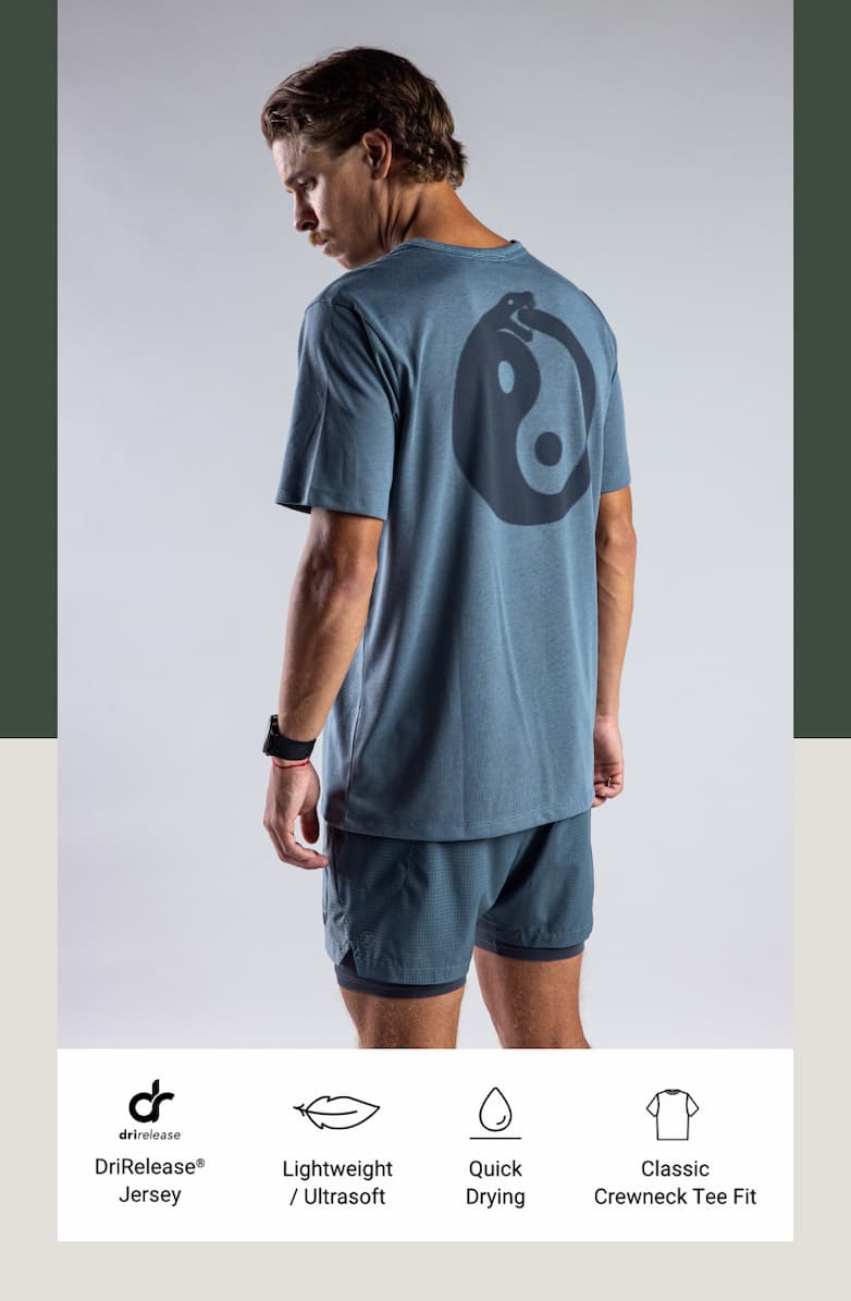 Constructed from a lightweight DriRelease® Jersey Knit, the Mathis encourages freedom of expression through movement. Enjoy the performance required for a long day on the trails without compromising your style.