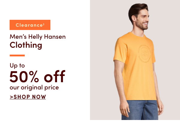 Clearance‡ Men's Helly Hansen Clothing Up to 50% off our original price
