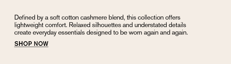 MEN'S COTTON CASHMERE