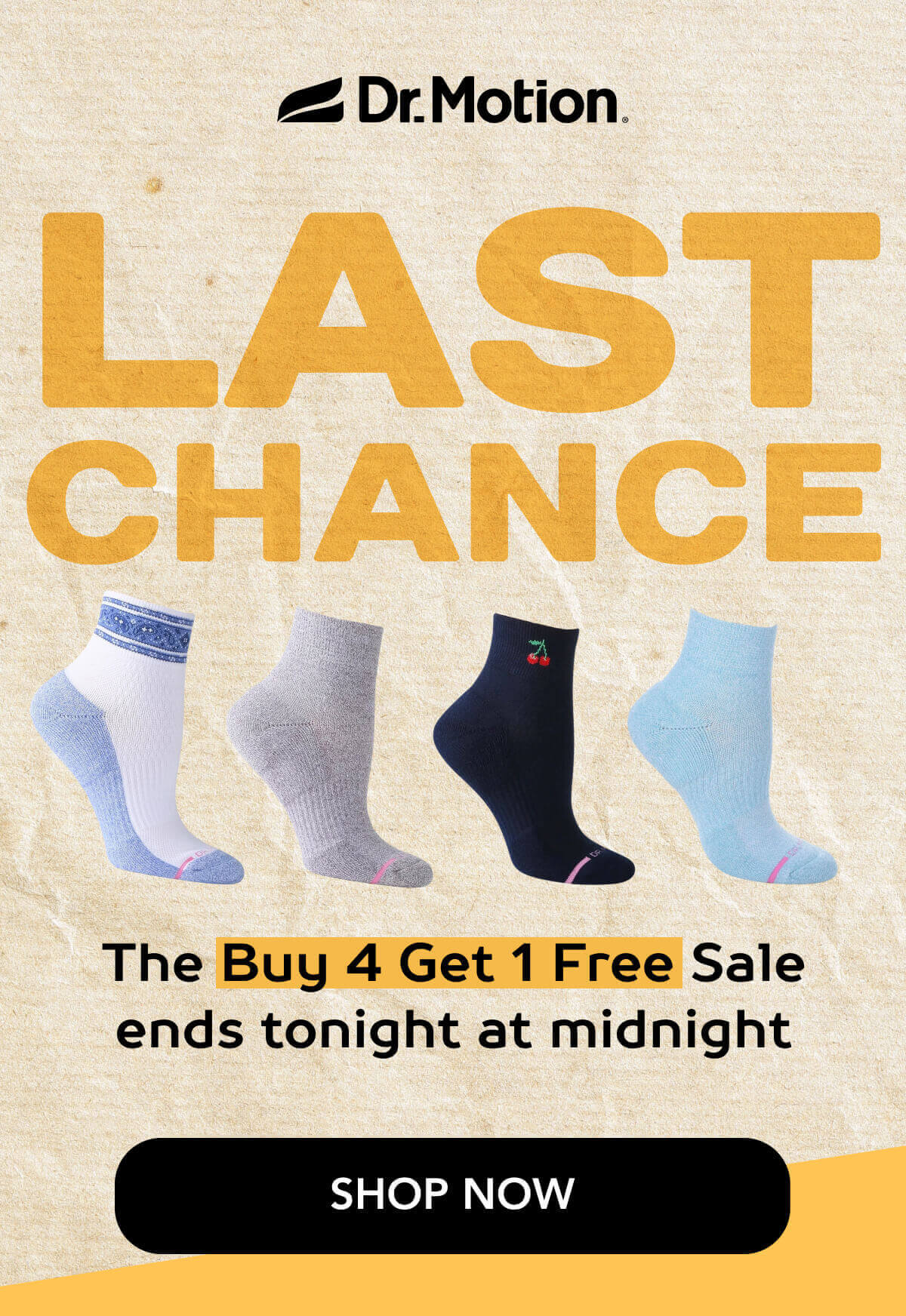 Last Chance The Buy 4 Get 1 Free Sale ends tonight at midnight   SHOP NOW