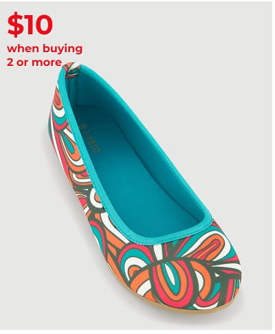 Shop Round Toe Ballerina Flats