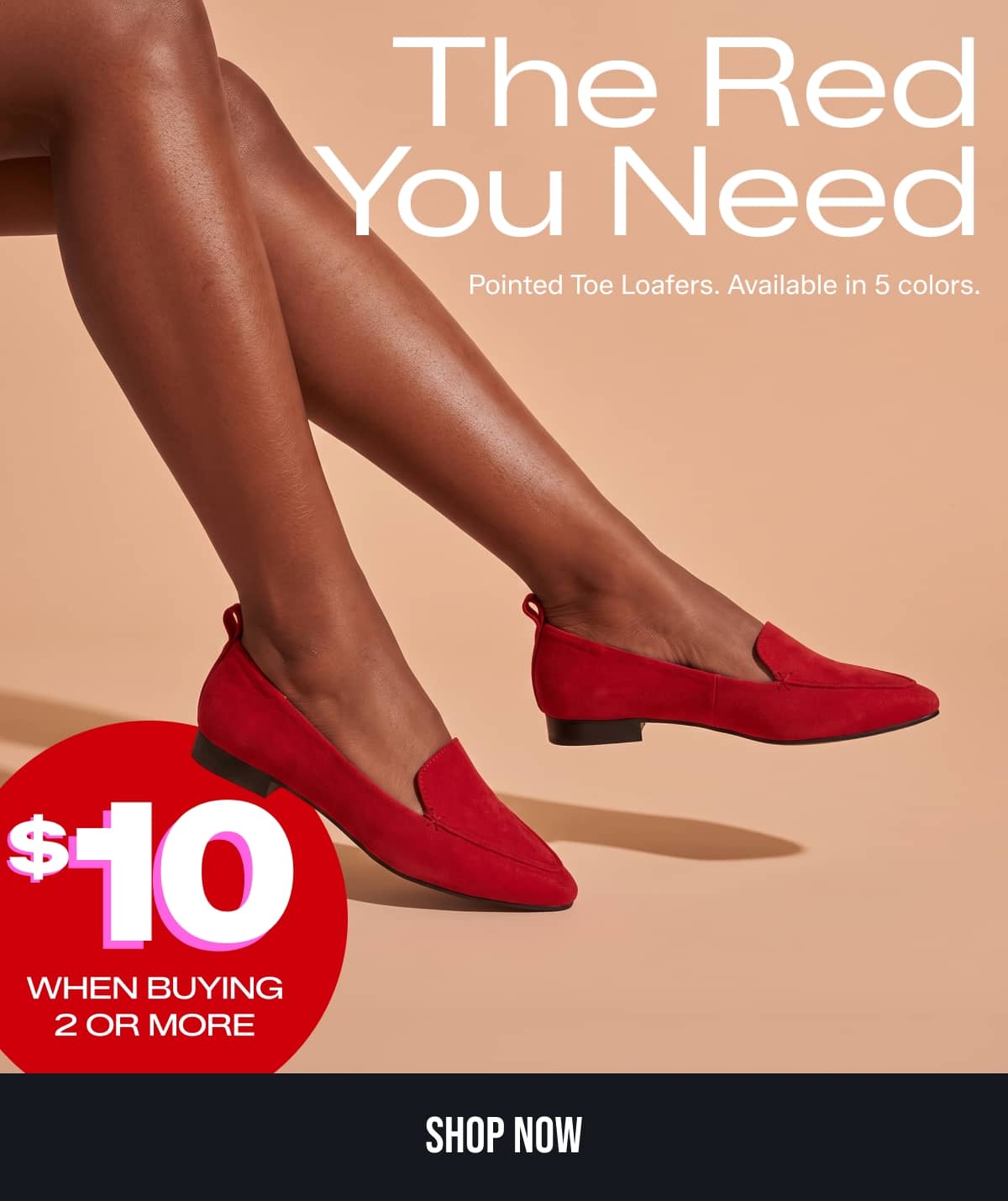 The Red You Need - Shop Pointed Toe Loafers