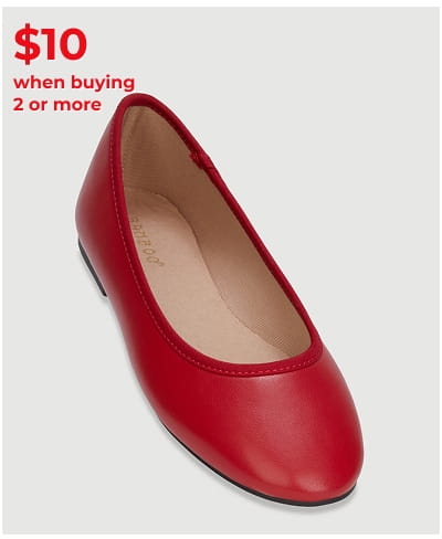 Shop Almond Toe Ballerina Flats