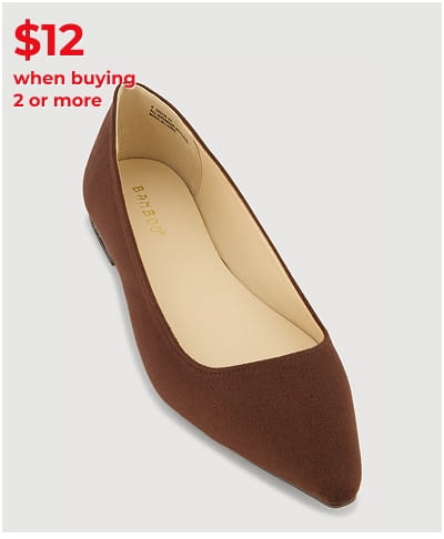 Shop Pointed Toe Ballet Flats