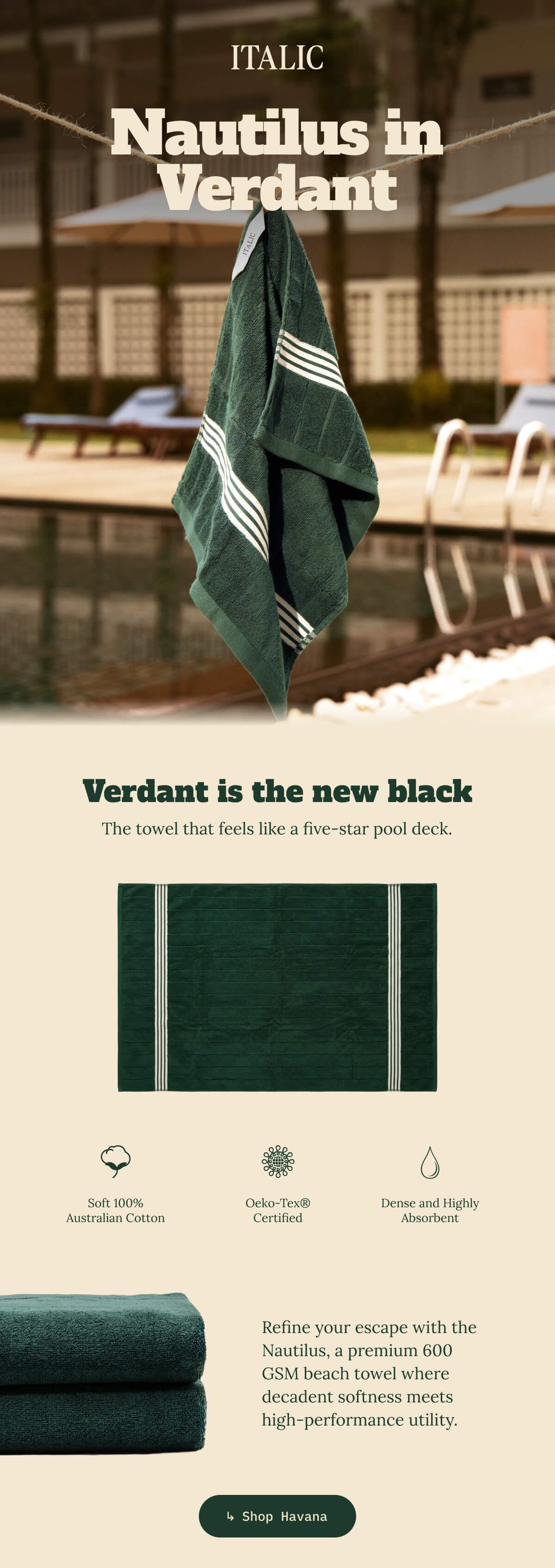 ITALIC | Nautilus in Verdant