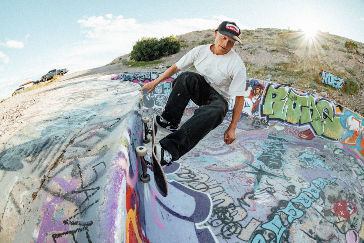 Zach Miller skateboarding