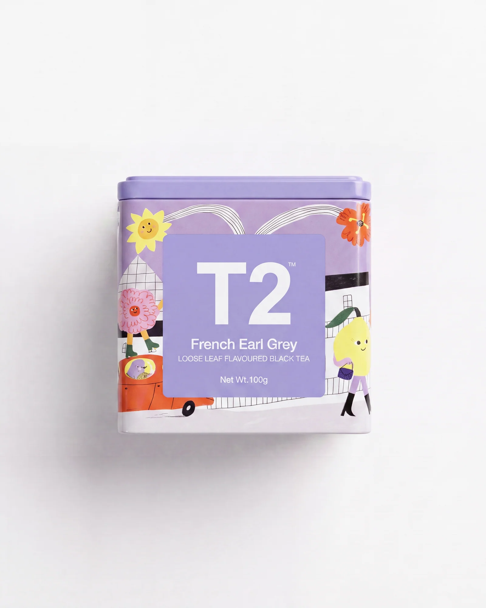 T2 Tea tin