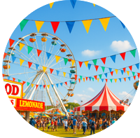 Festival String Pennants
