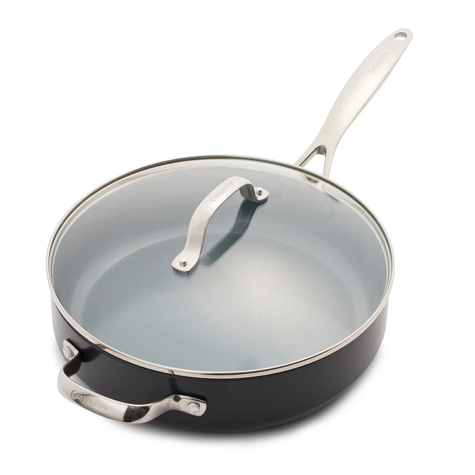 Image of Valencia Pro Ceramic Nonstick 4.5-Quart Sauté Pan with Lid