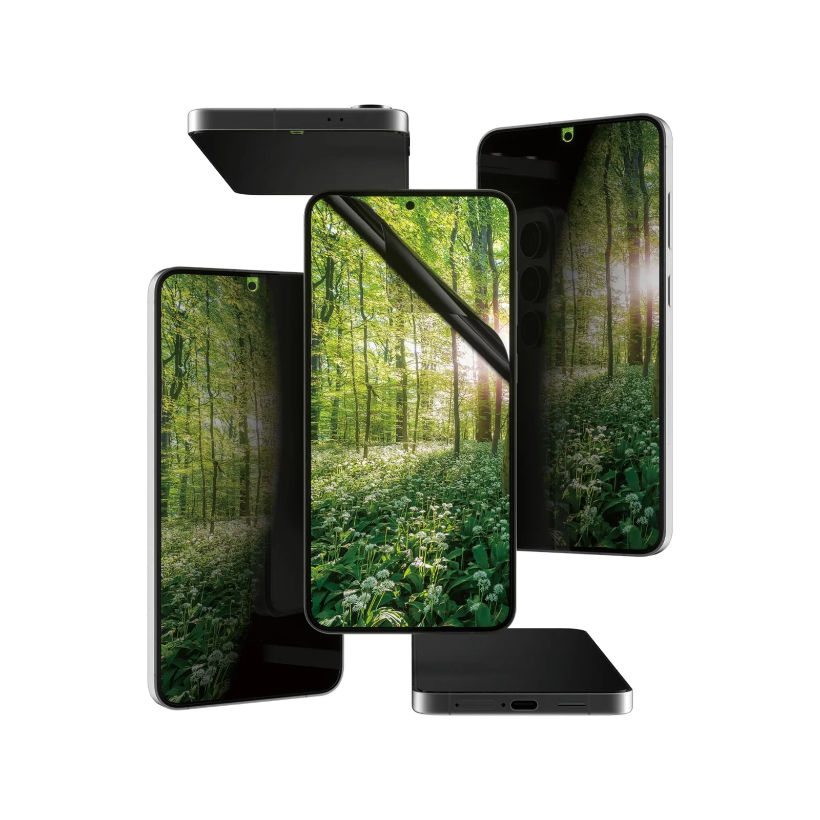 Image of PanzerGlass® ECO MATRIX 4-Way Privacy Screen Protector Samsung Galaxy S25+ | S24+ | Ultra-Wide Fit