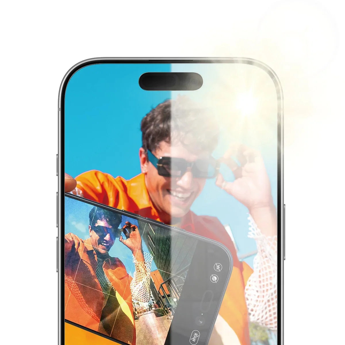 Image of PanzerGlass® Anti-Reflective Armor Screen Protector iPhone 17 | iPhone 16 Pro w. EasyAligner