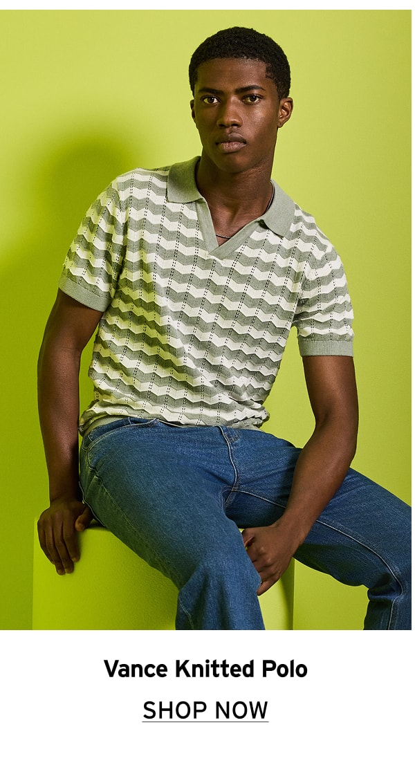 Vance Knitted Polo