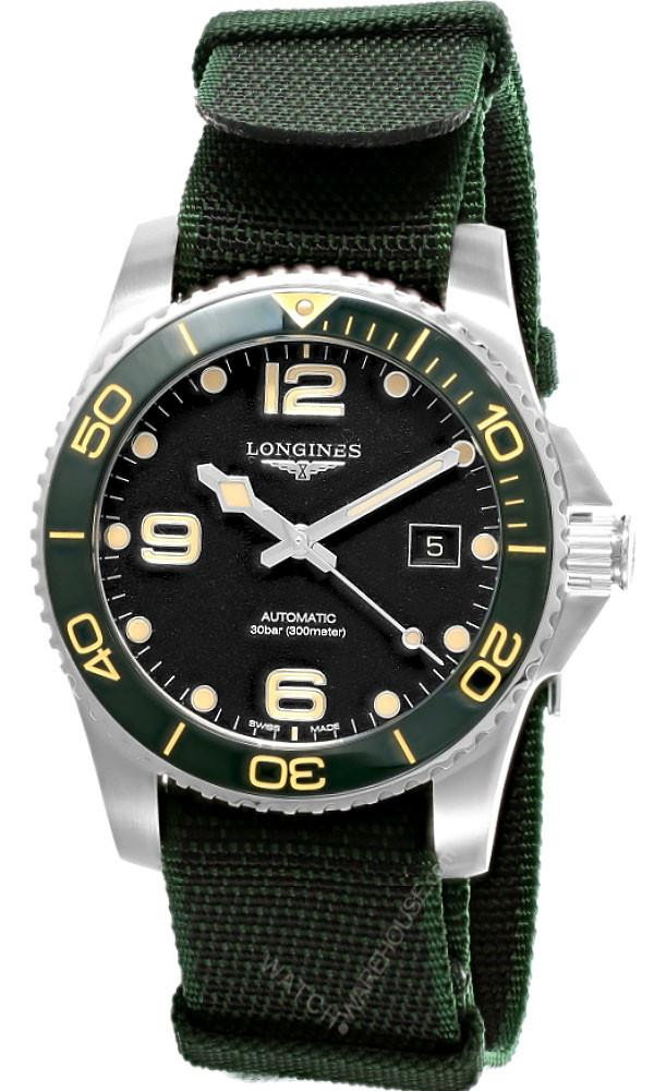 HydroConquest Automatic 41MM Black Dial Men's Watch .
