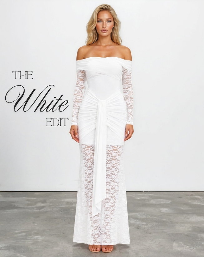 angelina long sleeve white