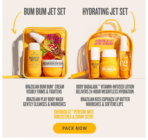 Bum Bum Jet Set. Hydrating Jet Set - PACK NOW